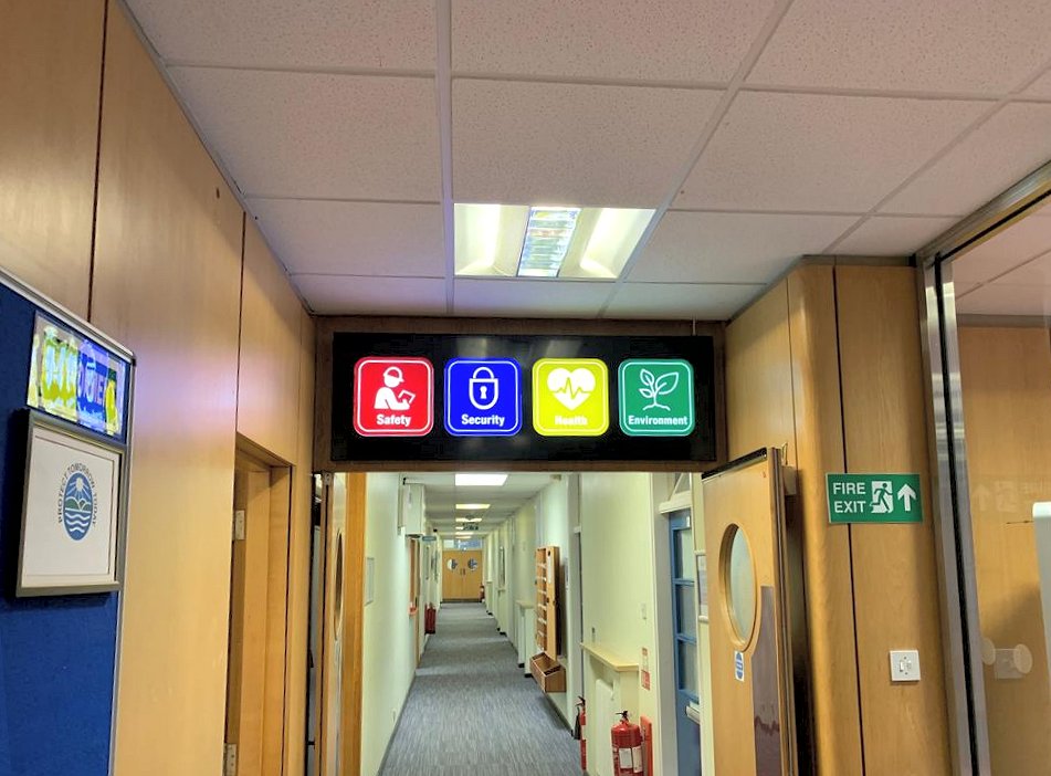Internal Safety Signs in Hedge End